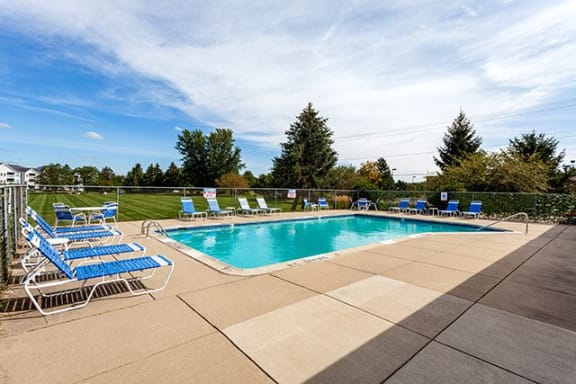 Resort Style Swimming Pool at Fairfax Apartments - Lansing, MI, Lansing, MI, 48917